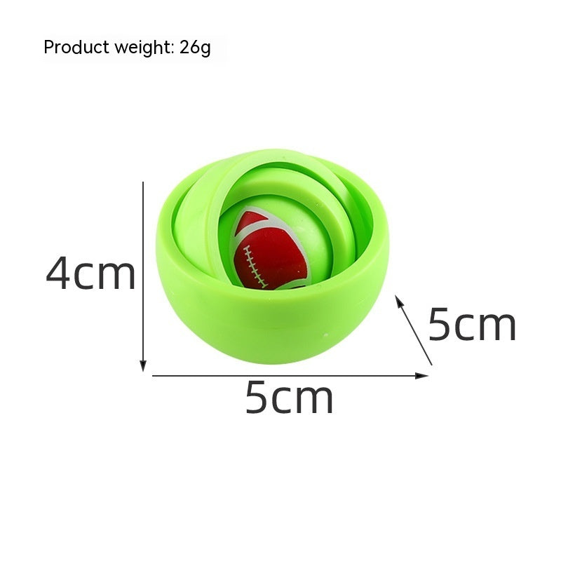 Fingertip Gyro Stress Relief Ball Decompression Vent